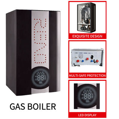 ο μαύρος τοίχος της Shell λεβήτων 20kw Tankless Combi τοποθέτησε το λέβητα αερίου